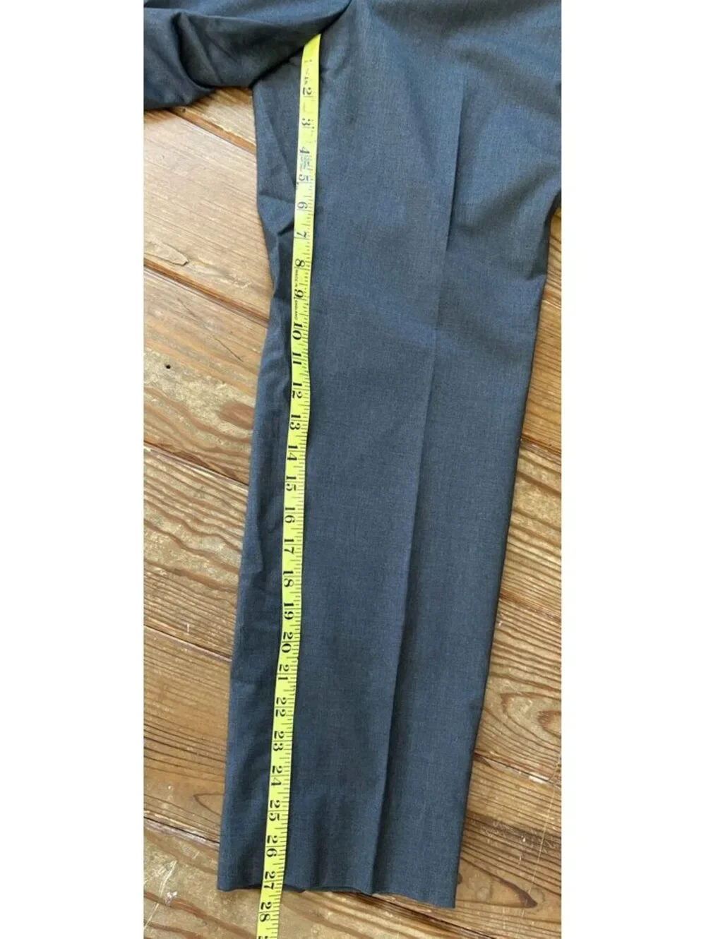 Polo Ralph Lauren Men's Gray Wool Dress Pants Size 34 Made in Italy